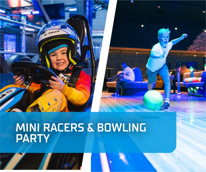 Mini Racers and Bowling Party