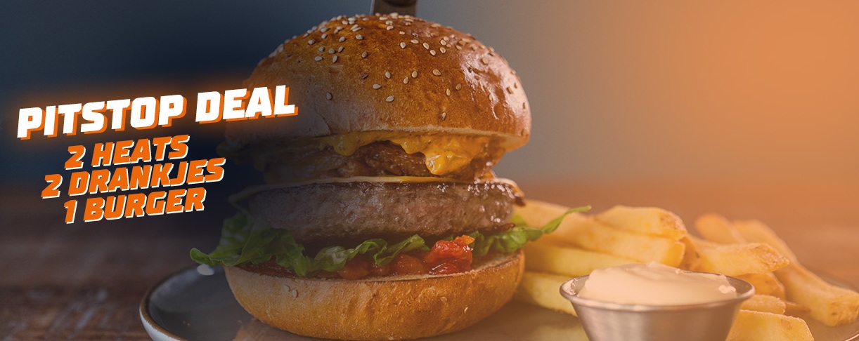TS - Pitstop Website (2 heats karter, 2 drankjes en 1 burger)