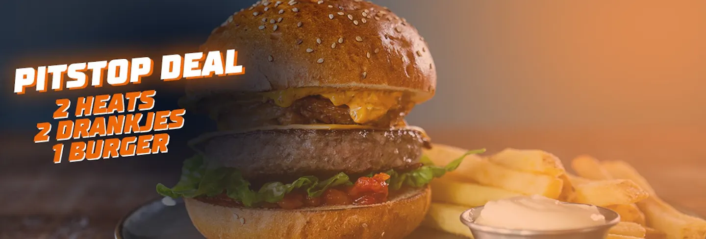 TS - Pitstop Website (2 heats karter, 2 drankjes en 1 burger)
