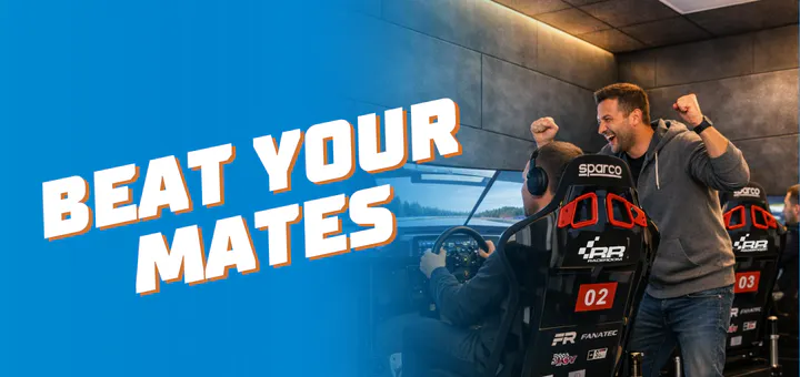 Beat your mates Sim Racing