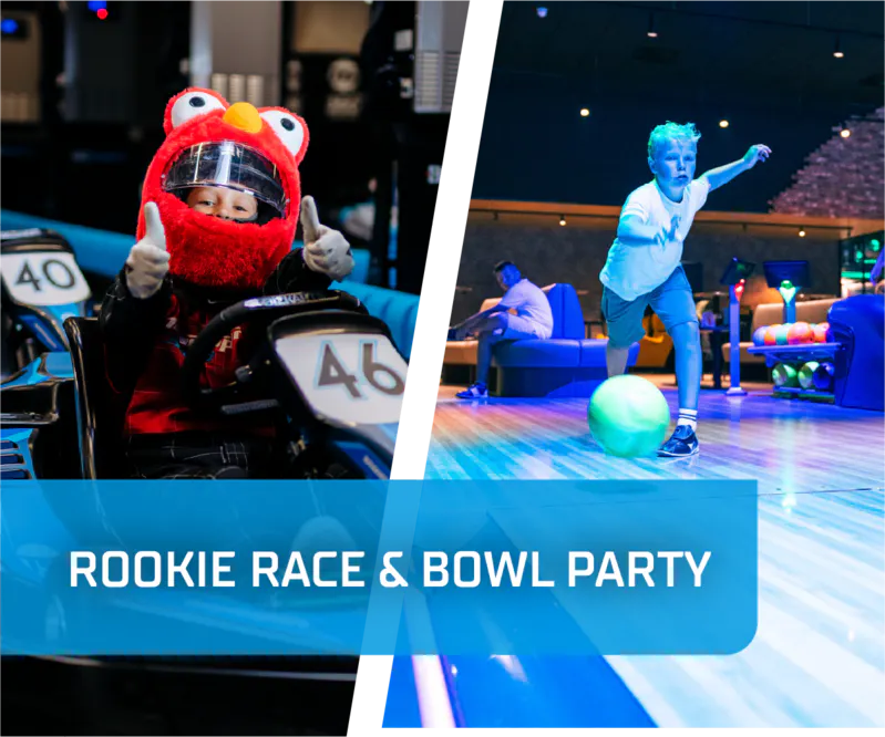 Kids Go Karting and Bowling Party