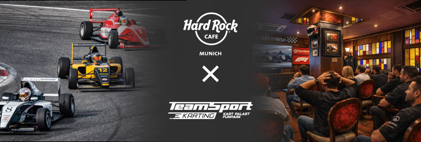 Kooperation Teamsport und Hard Rock cafe München
