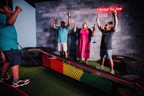 Family Crazy Golf for 4