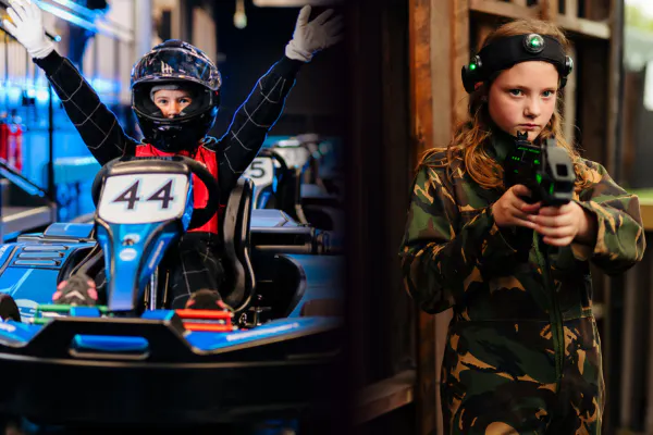 Go Karting and Laser Combo Package