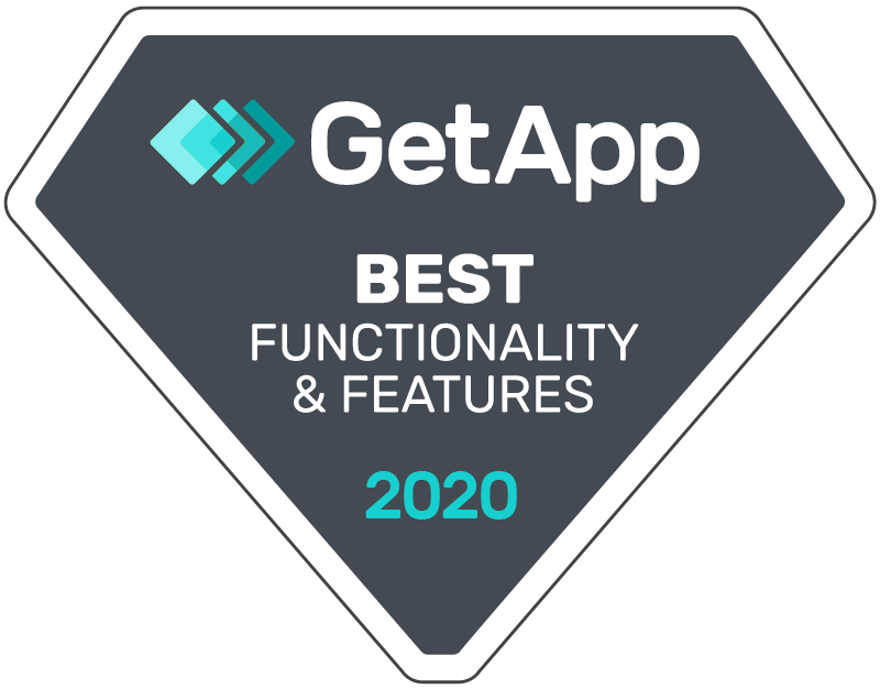 getapp leader badge for functionality and features