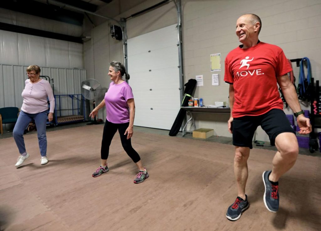 Ron Dorr leads an in-person training session