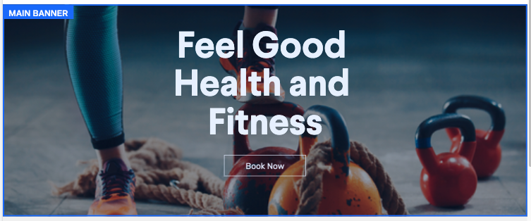 The main banner and phorto for Clare's website 