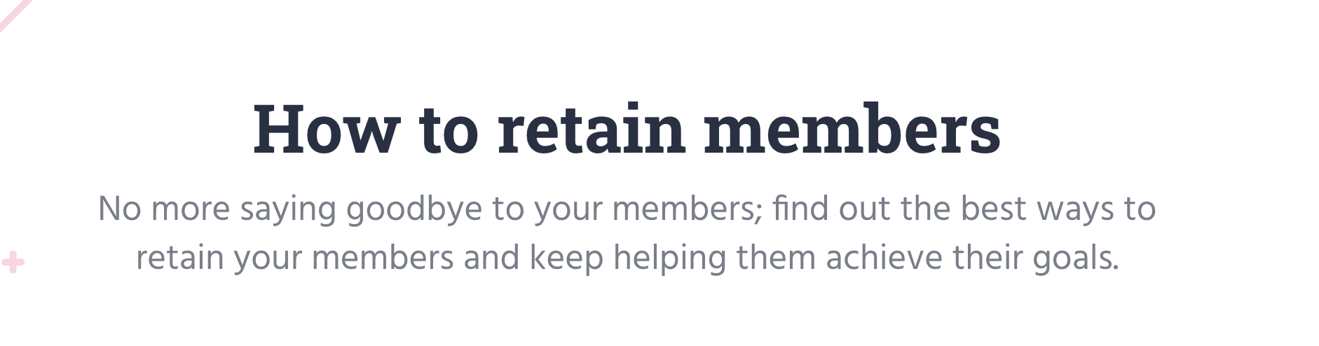 An SEO-strong H1 and sub-heading