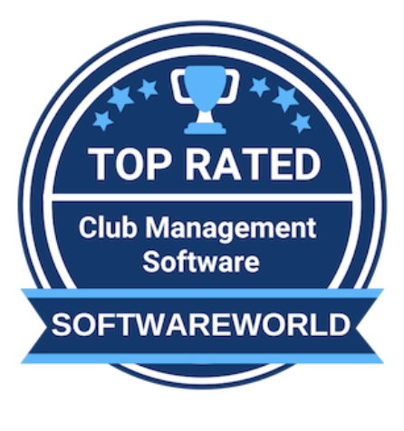 softwareworld badge for best club management software