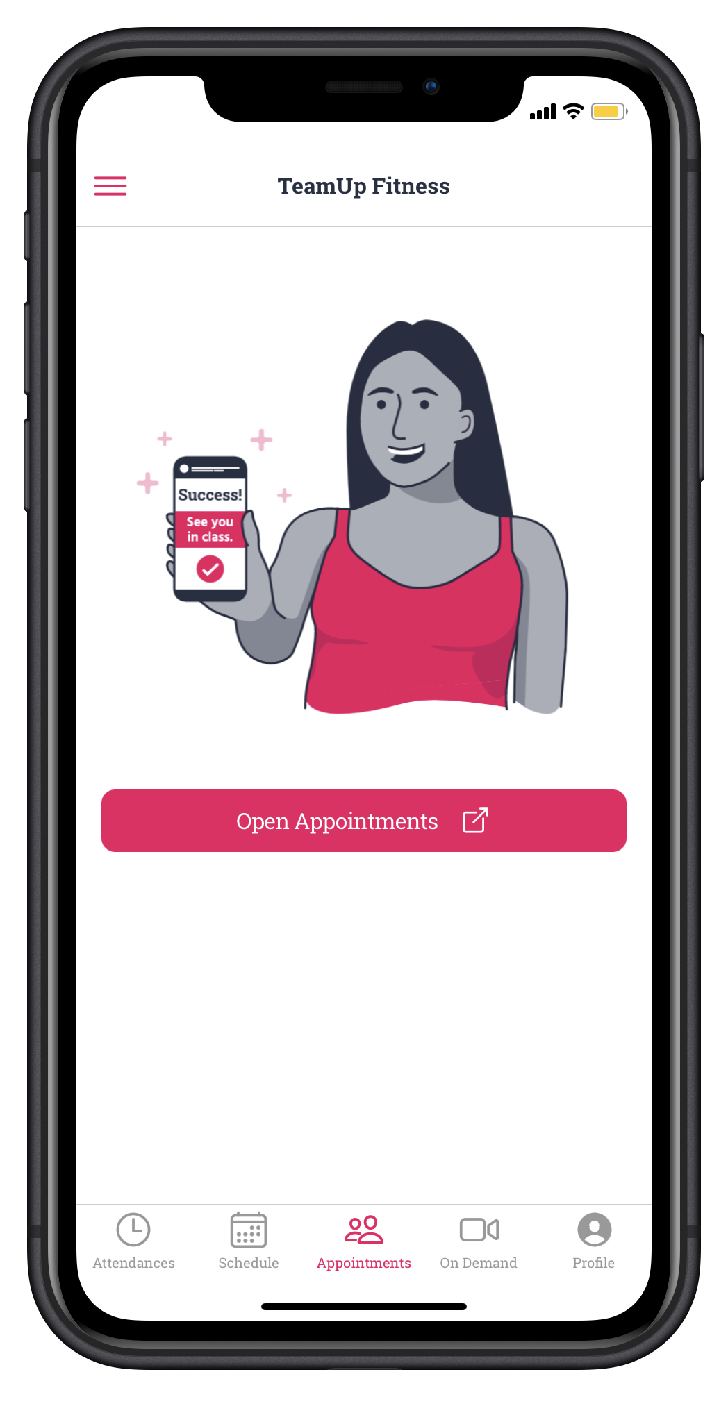 appointments in member app 