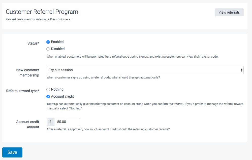 image of the customer referral program