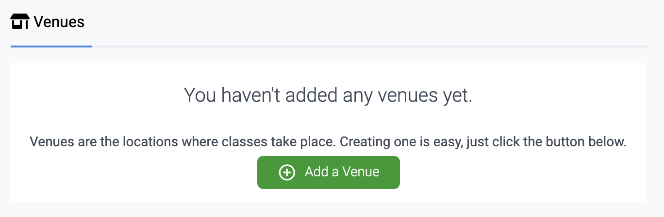 adding a venue