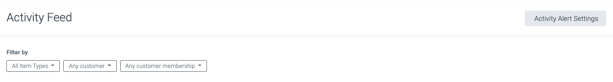 image of the activity feed filters 