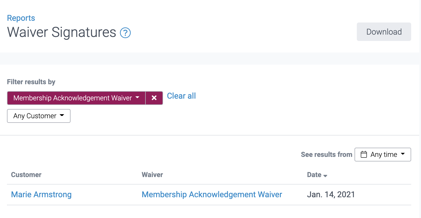 image of the waivers report 