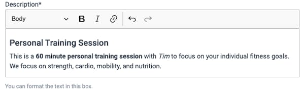 The optional