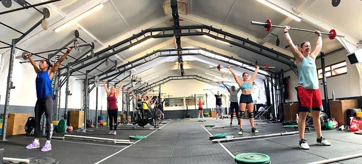 new wave crossfit spaced out in the gym