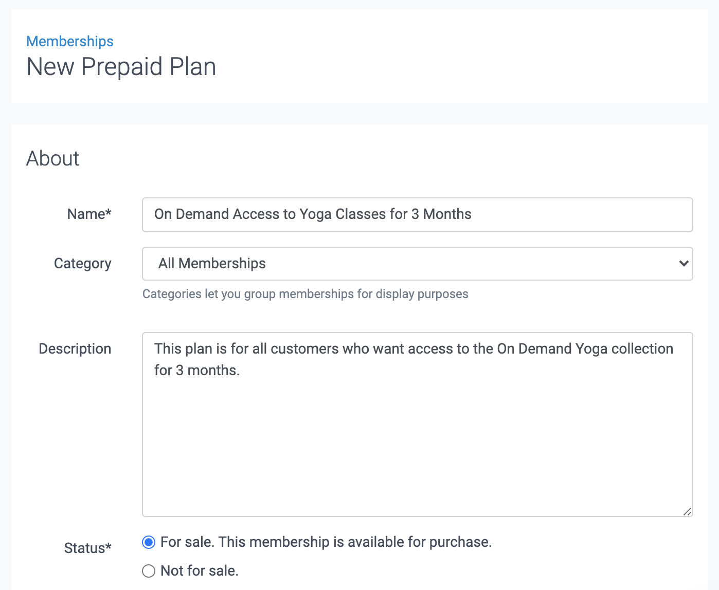 new prepaid plan in teamup
