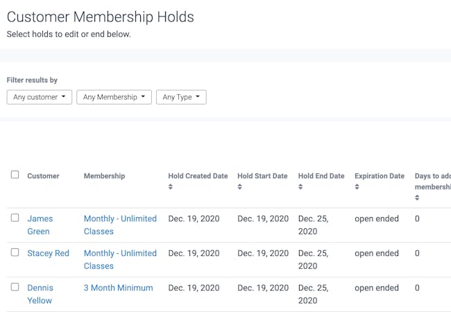 image of customer membership holds window
