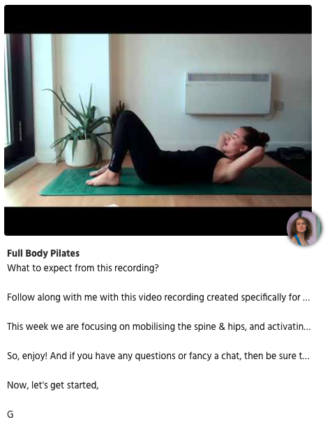 pull up pilates with g