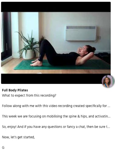 pull up pilates with g