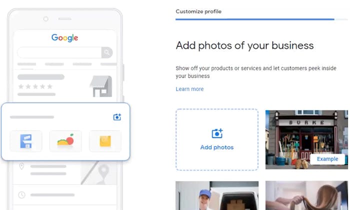 Include photos to your Google My Business Account