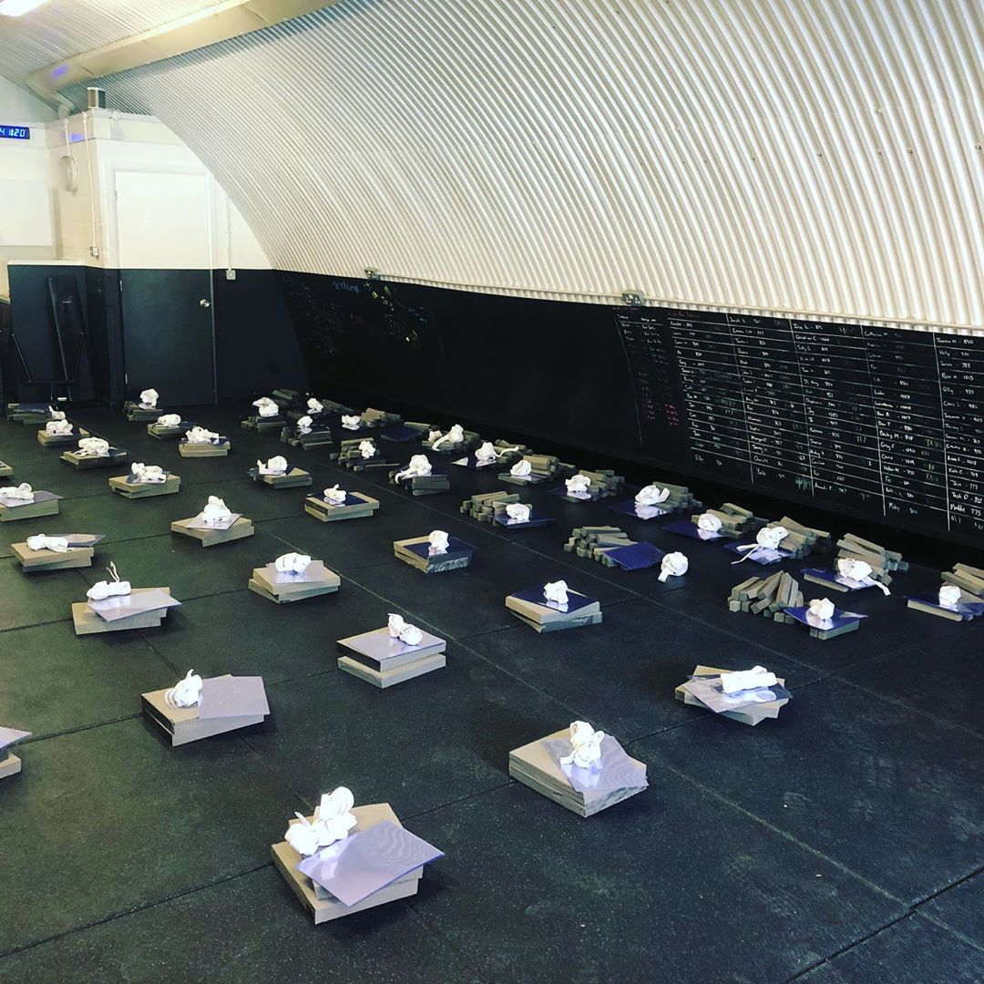 image of fison fitness studio and the ppe packs