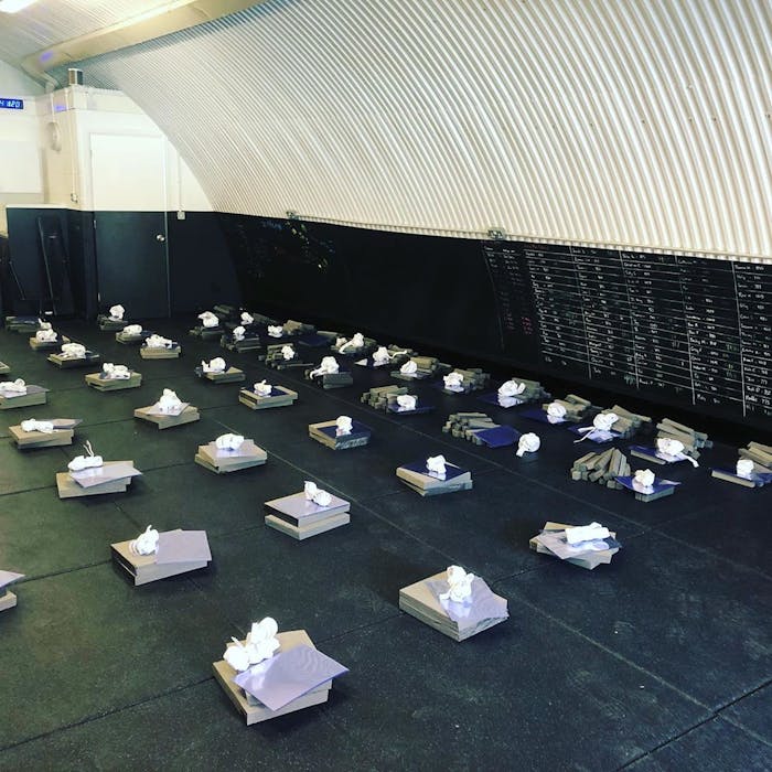 image of fison fitness studio and the ppe packs