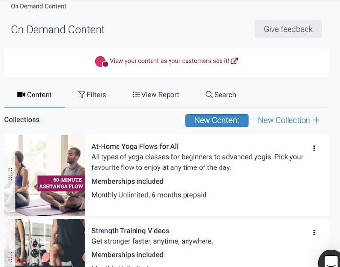 image of the on demand content collections