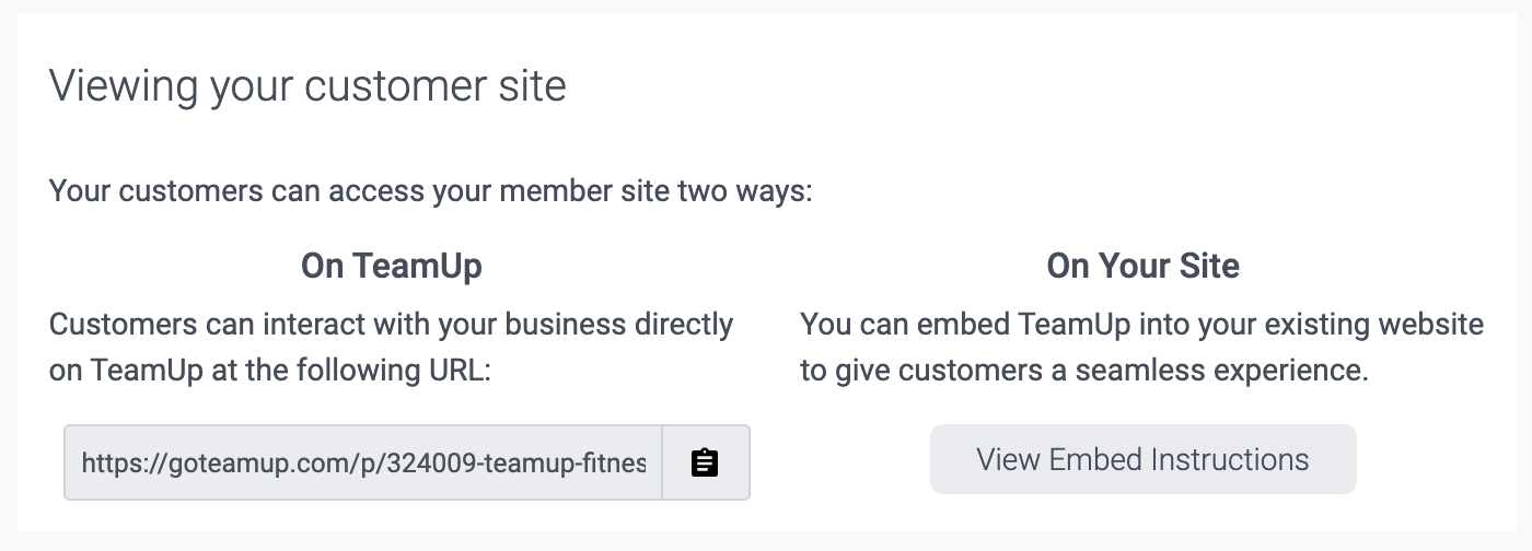 The ways customers can view Clare's website
