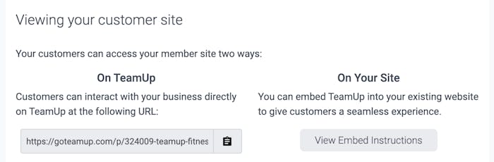 The ways customers can view Clare's website