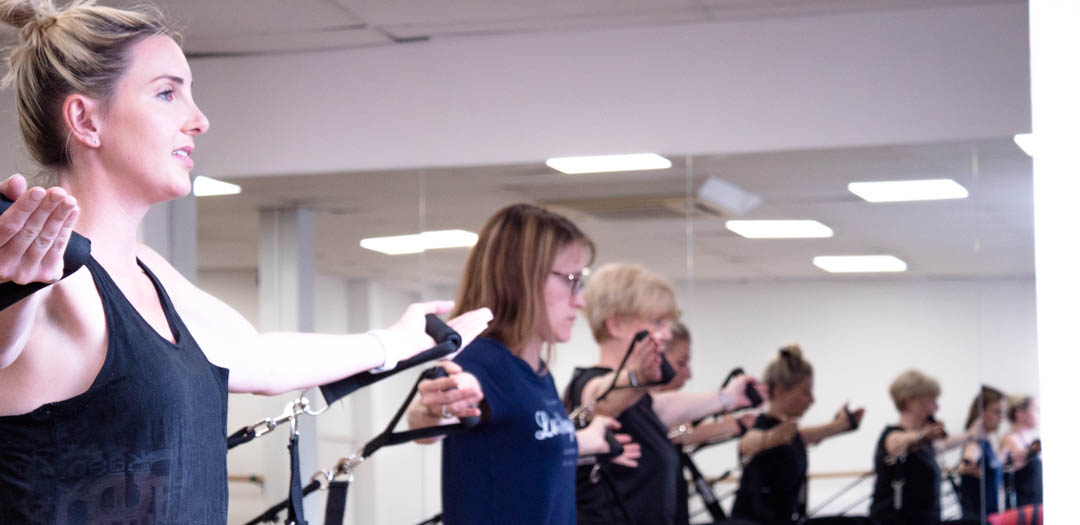 image of pilates class with amy 