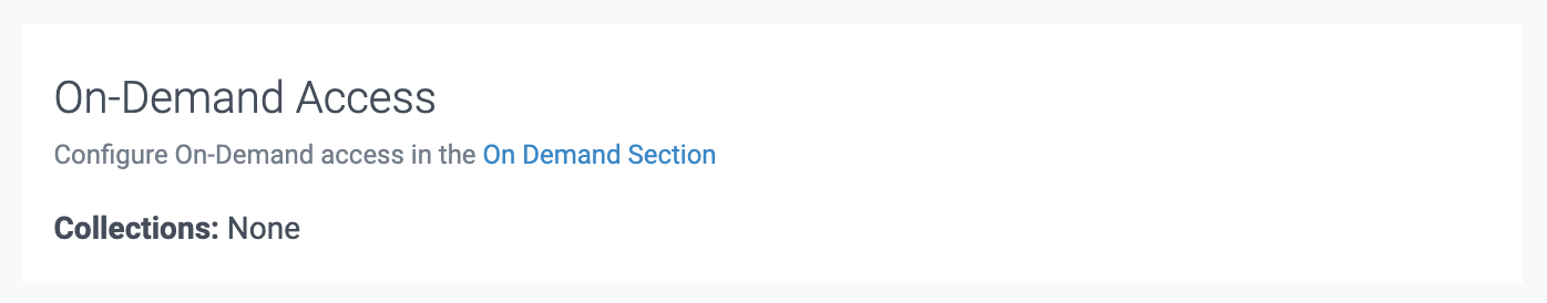 on demand access in teamup
