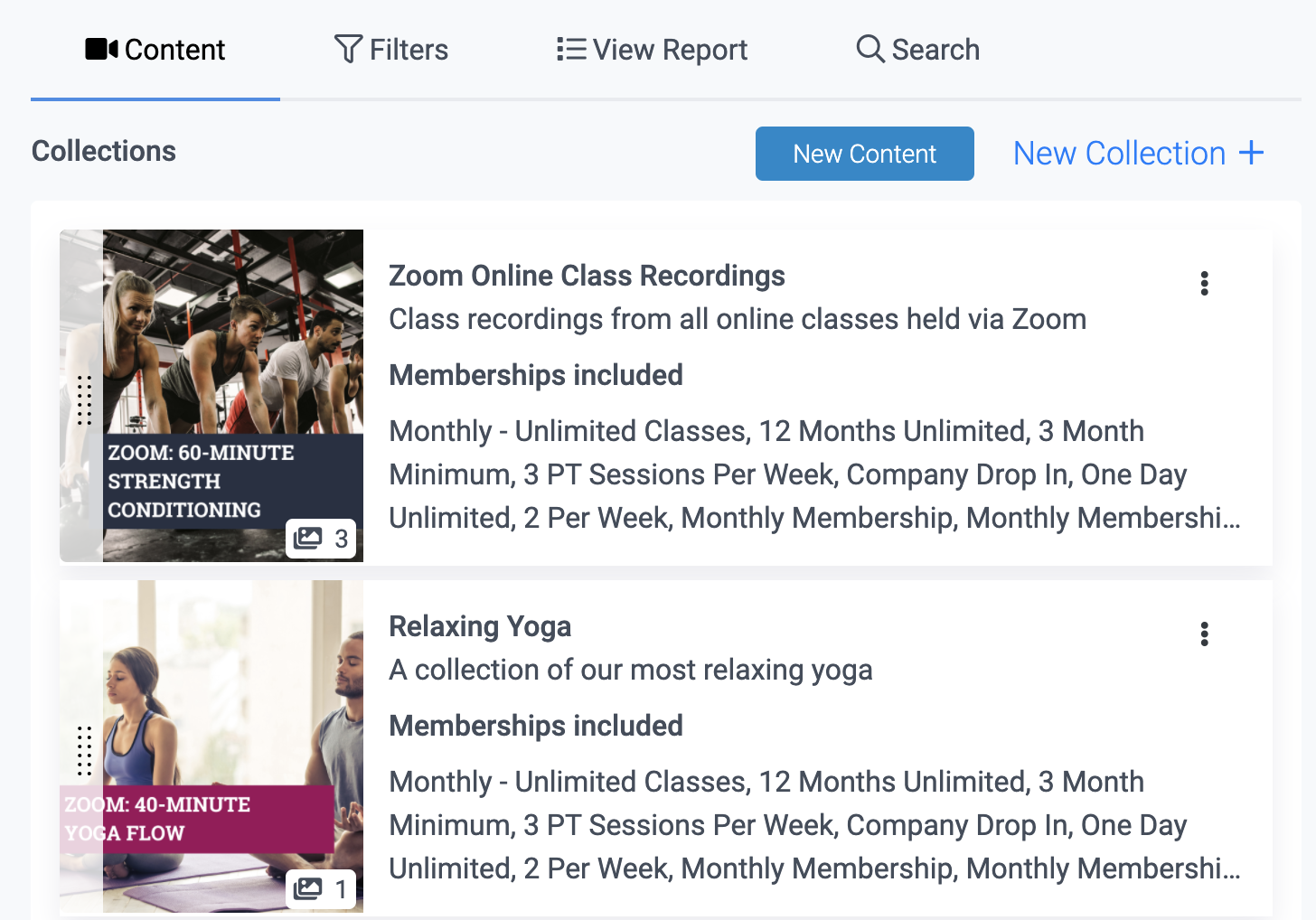 on demand collection in teamup