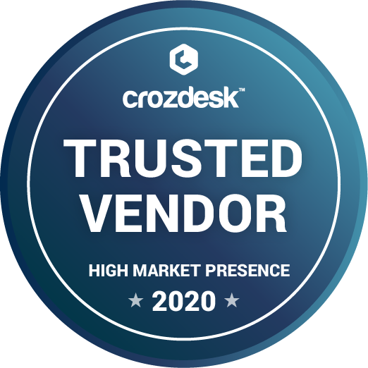 crozdesk trusted vendor badge 