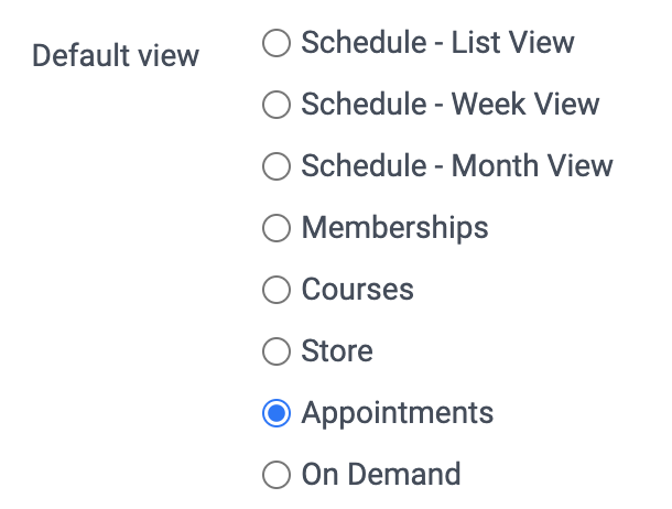 The default view for selecting features. 
