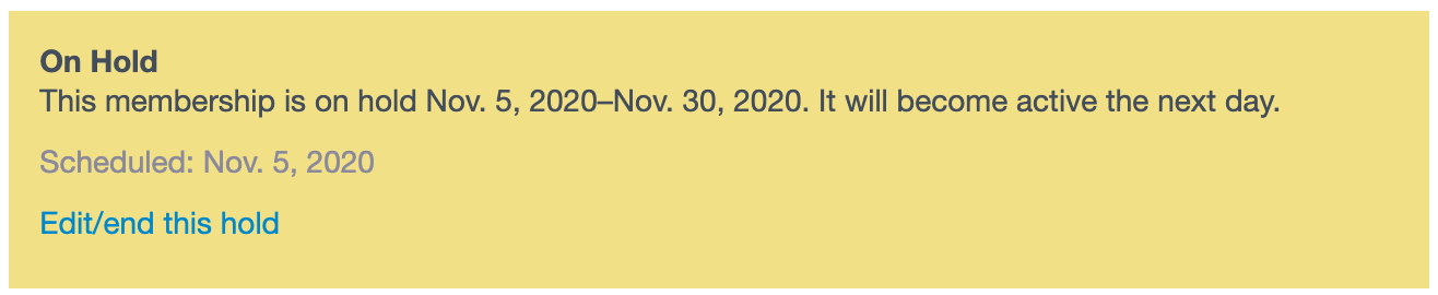 image of the confirmed hold