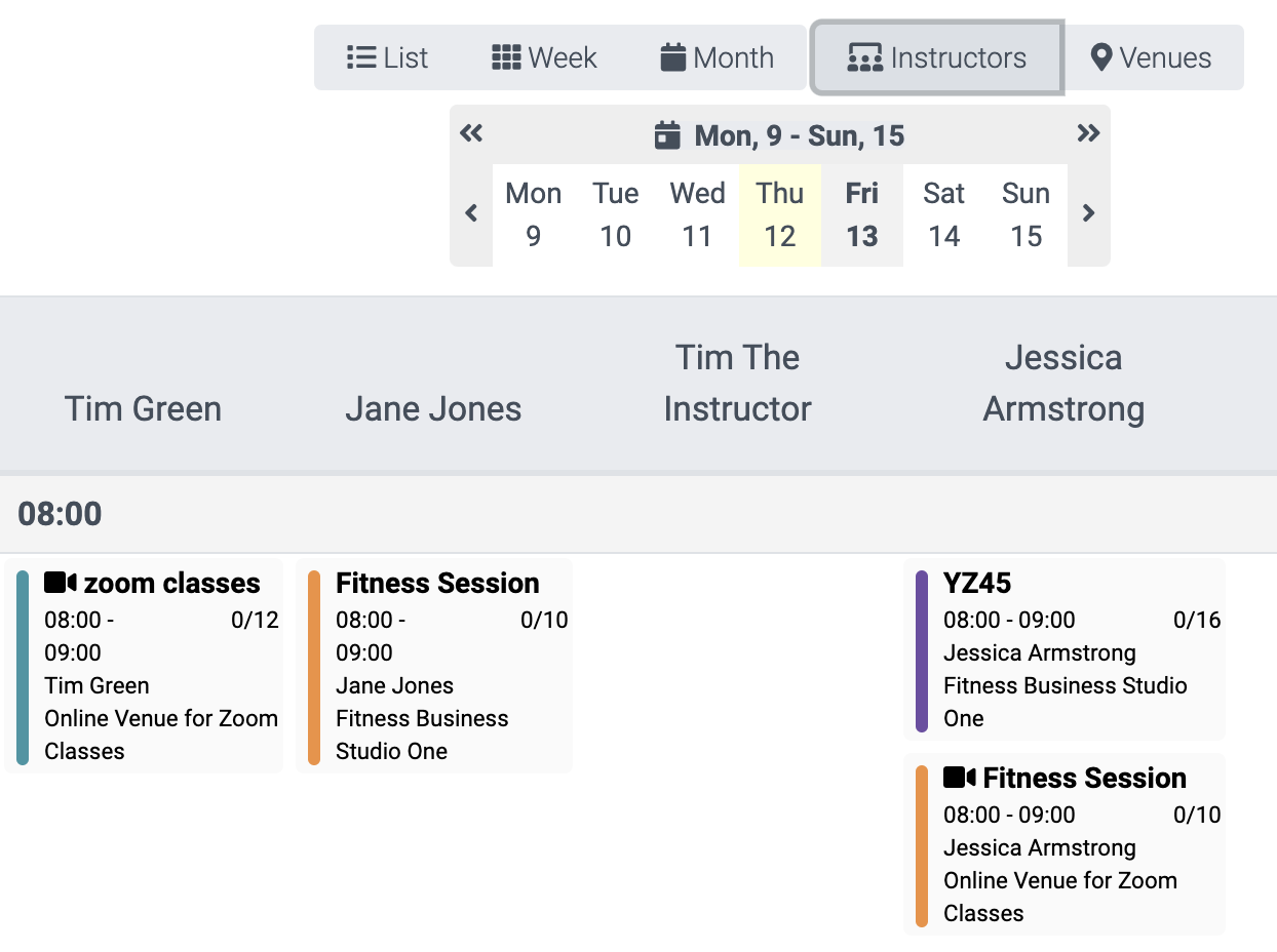 image of the instructor grouping