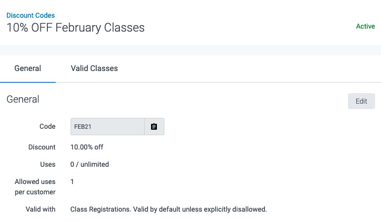 discount codes in teamup