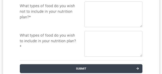 nutrition and allergy questionnaire part 2