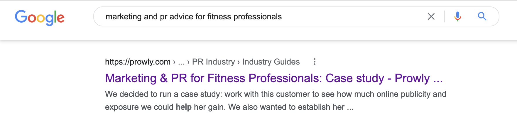 google search featuring prowly teamup article