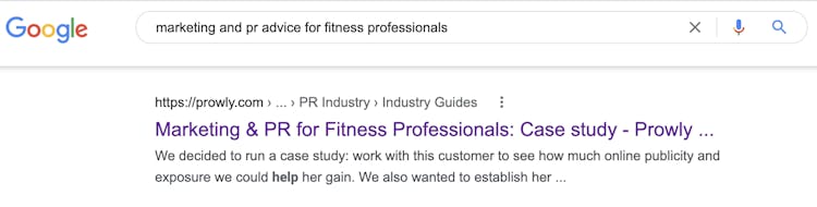 google search featuring prowly teamup article