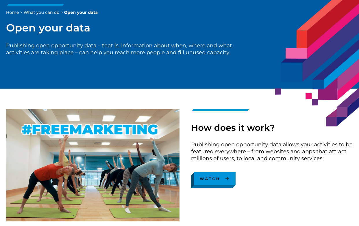 OpenActive home page