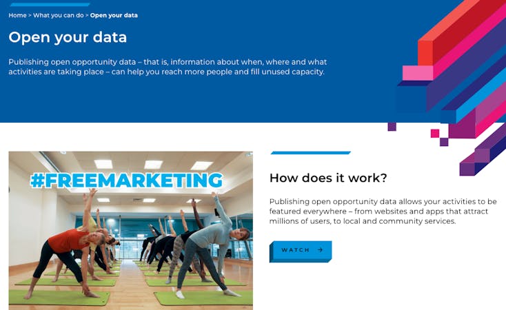 OpenActive home page
