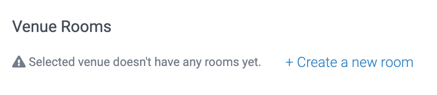venue rooms in teamup