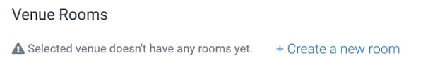 venue rooms in teamup