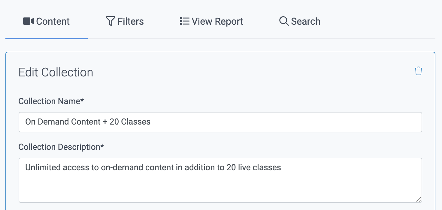 collections in on demand