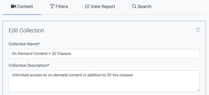collections in on demand