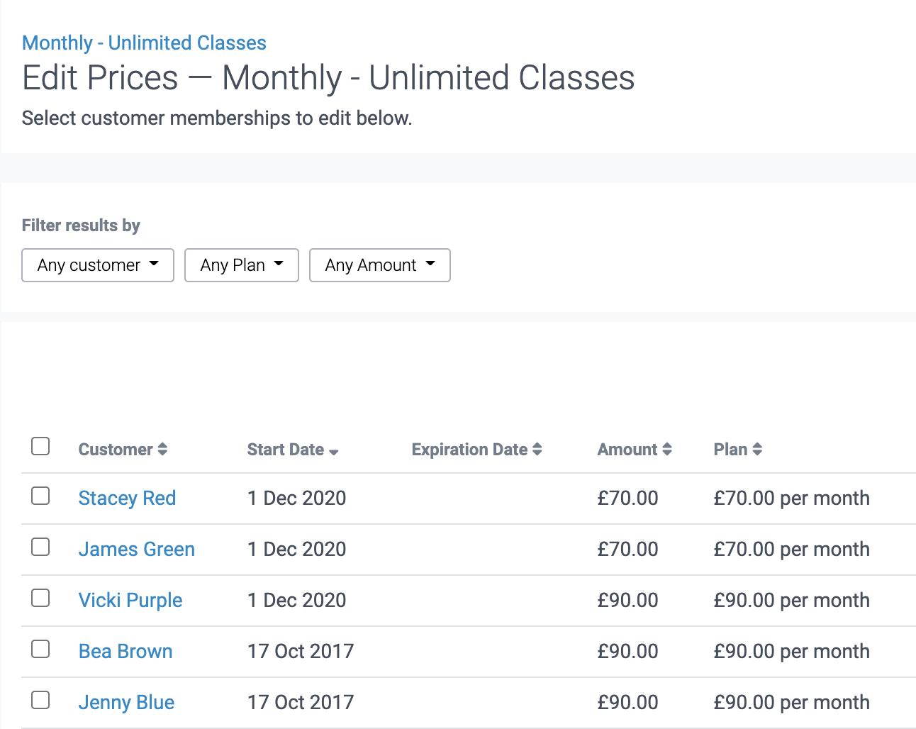 image of the edit prices in the bulk edit tool page
