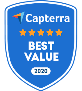 capterra badge for best value for dance studio software