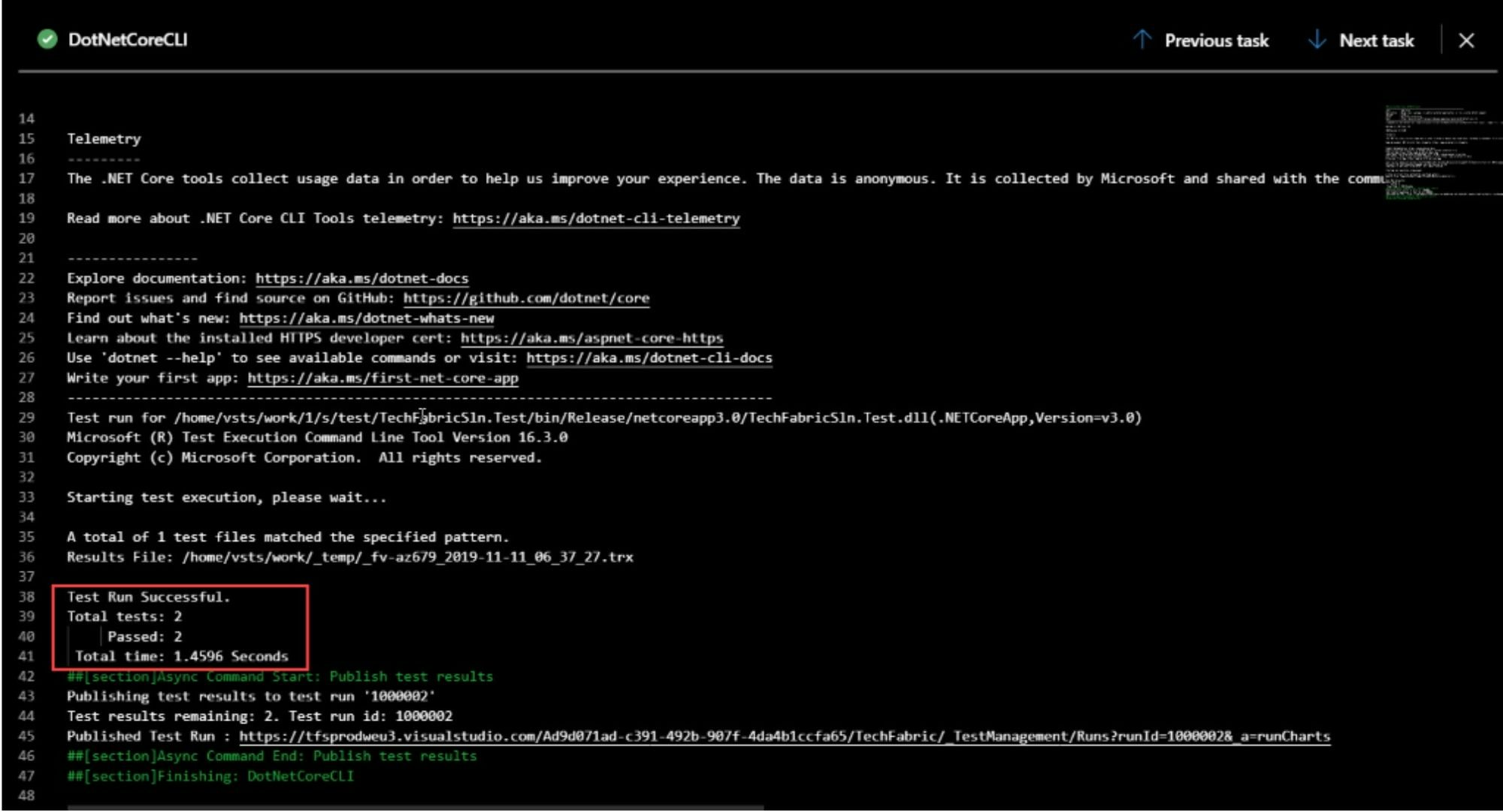 Screenshot of code.